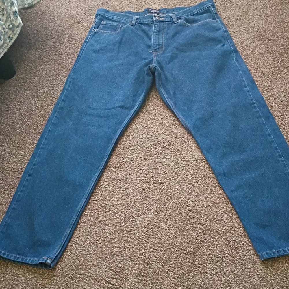 Architect Men's Deep Blue Relaxed Jeans 36x30